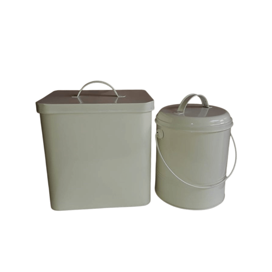 IRON & WOOD RICE PULSE KITCHEN CONTAINER (COLOR)